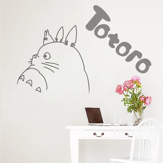 Totoro Wall Decal Vinyl Wall Stickers Decal Decor Home Decorative
