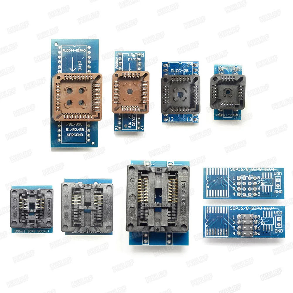 XGecu TL866II Plus + 12 предметов самый значительный набор для обычного EPROM/EEPROM MCU GAL SARM