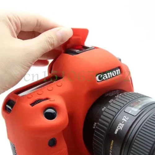 5D4 силиконовый чехол, сумка для камеры Canon EOS 5D4 5D Mark IV, резиновая сумка для камеры, чехол для 5D4, черный, красный, желтый, камуфляж