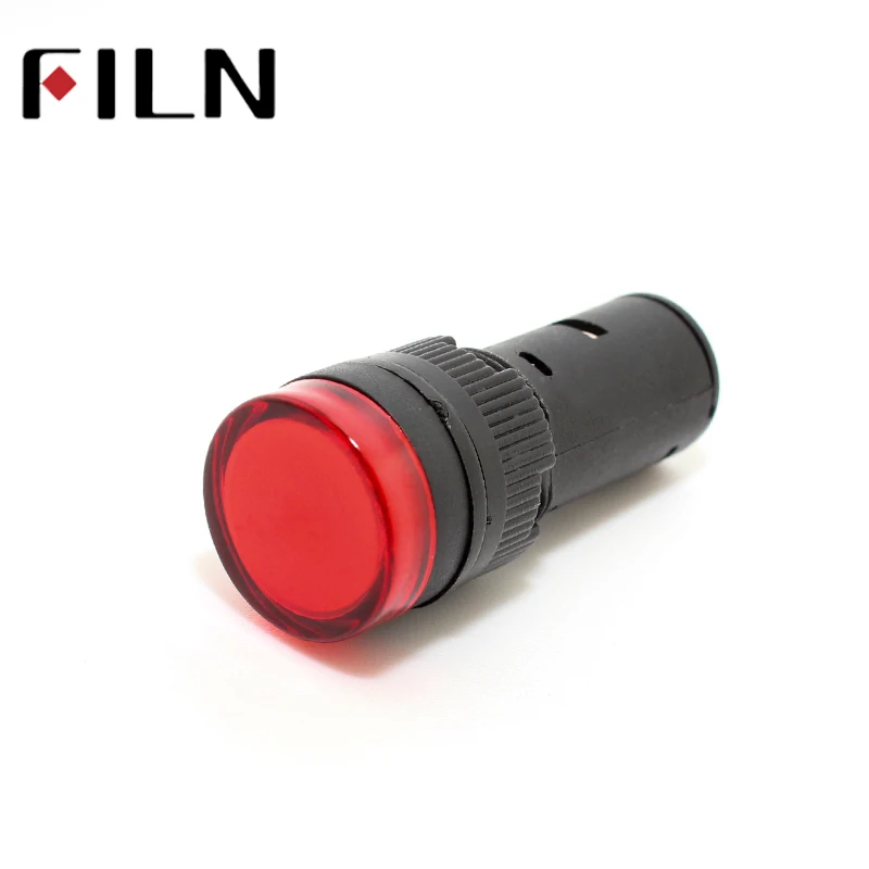 AD22-16DS 16mm 3v 5v 6v 12v 24v 110v 220v signal LED power indicator light plastic Signal lamp Pilot lamp (2)
