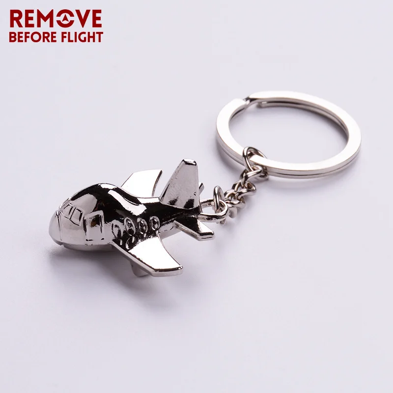Remove Before Flight Creative Combat Aircraft Key Chain for Aviation Gifts Metal Plane Keychain Brand Jewelry Key Ring Chain6