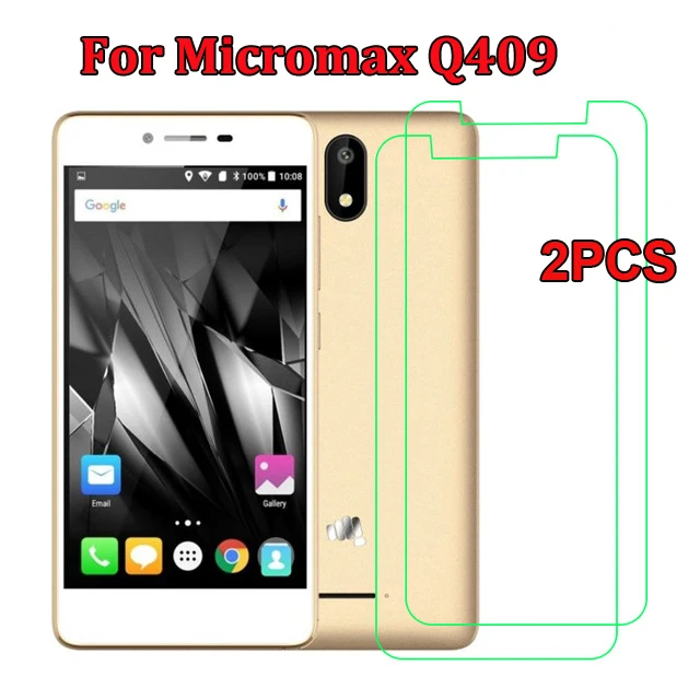 

2PCS Tempered Glass For Micromax Q409 Screen Protector High Qulity Protective Glass Film For Micromax Bolt Supreme 6 Q409 Q 409