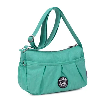 

2020 Women Messenger Bags Vintage nylon shoulder bags Preppy Retro Cross Body Handbag School Casual Bags bolsas