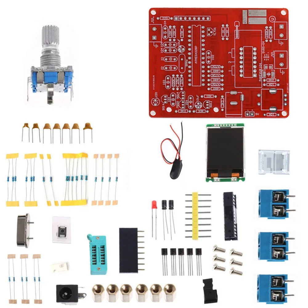 

ANENG GM328 DIY Transistor Tester LCR Diode Capacitance ESR Meter PWM Signal Generator