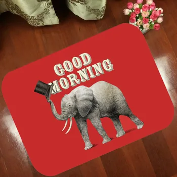 

Mats Anti Slip Floor Mat Fashion Circus troupe Elephant cartoon Carpet Printed Pattern Carpet Rug for Bathroom Door Living Room