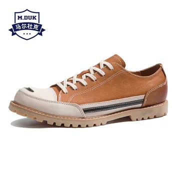 

Spring summer new Genuine Leather men's casual shoes British Riding shoes men all-match cowhide breathable sneaker fashion male