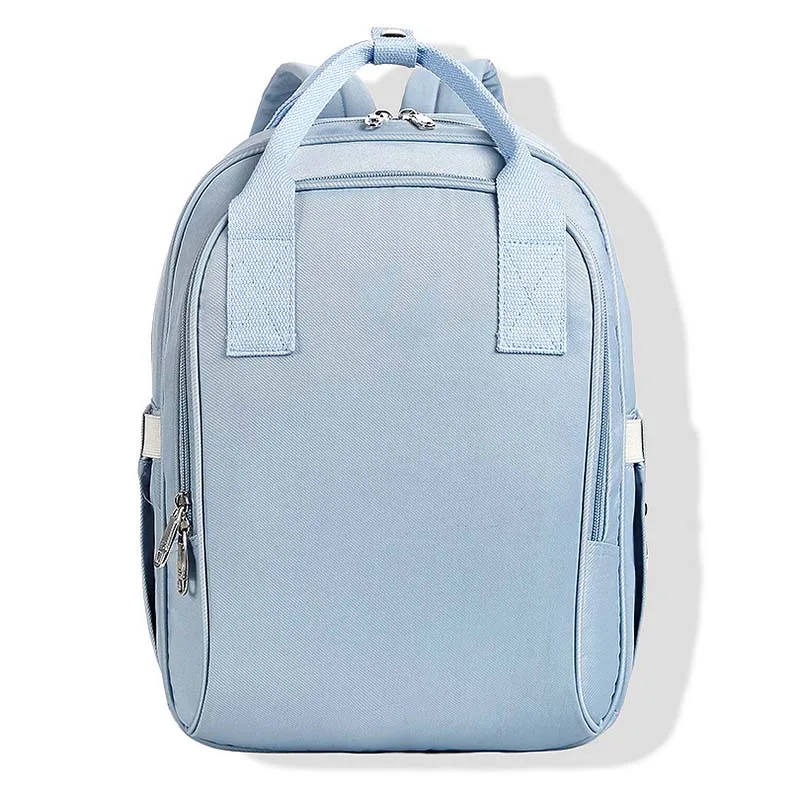 Простая модная однотонная сумка для ухода за ребенком для беременных женщин сумка для клюшек большая емкость сумка для подгузников Многофункциональный Водонепроницаемый рюкзак для путешествий