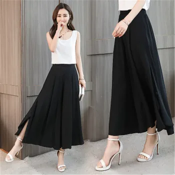 

Fashion Wide Leg Pants Print Loose 2019 Summer Vintage Women High Harajuku Brand Elegant Ladies Trousers Casual Woman Clothing