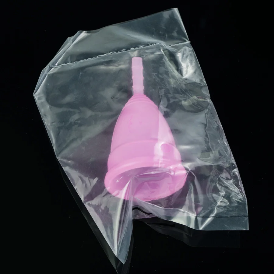 Многоразовые менструальная чаша медицинский Класс силиконовые леди менструальная чаша альтернативные тампоны гигиенические прокладки гигиенические тампоны для Vagin продукты - Цвет: Only Pink Cup