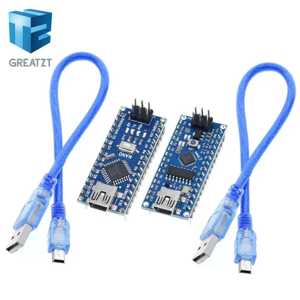 Контроллер GREATZT Nano 3,0 совместим с usb-драйвером arduino nano CH340 с кабелем NANO V3.0