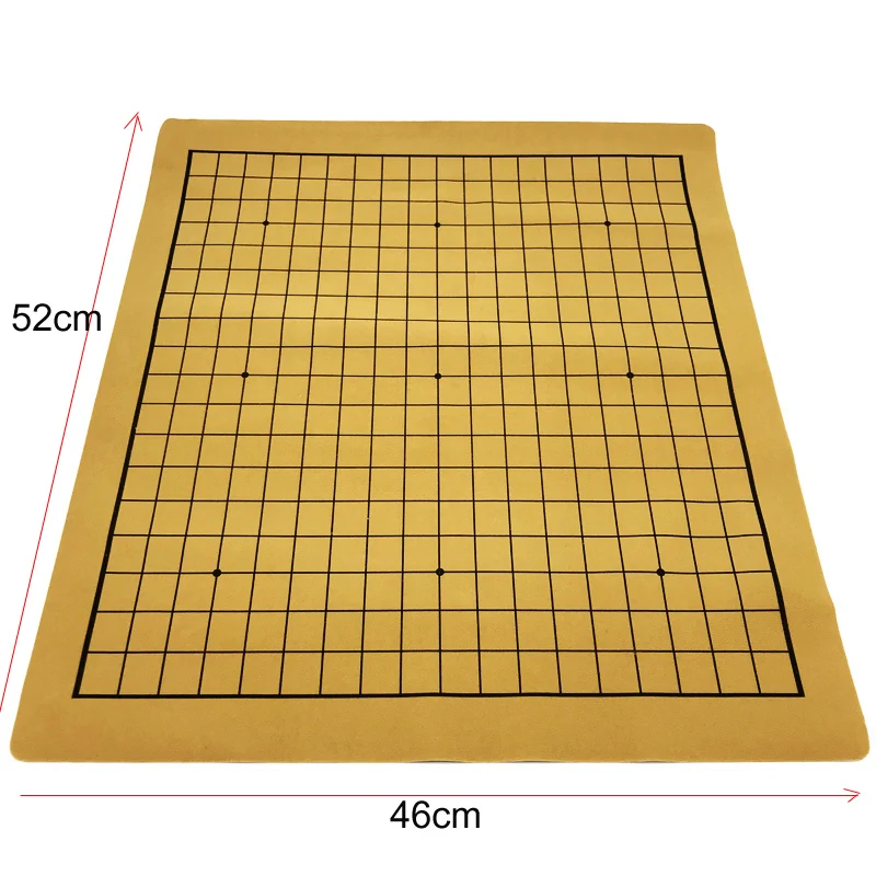 High Quality Go Game Chess Board Games Specific Dedicated 19 Way Games Chess Board Portable Folding Leather qenueson