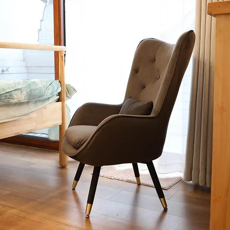 Ленивый диван маленькая квартира современный минималистичный креативный диван для спальни нордическая Ткань балкон Досуг один диван стул - Цвет: style 20