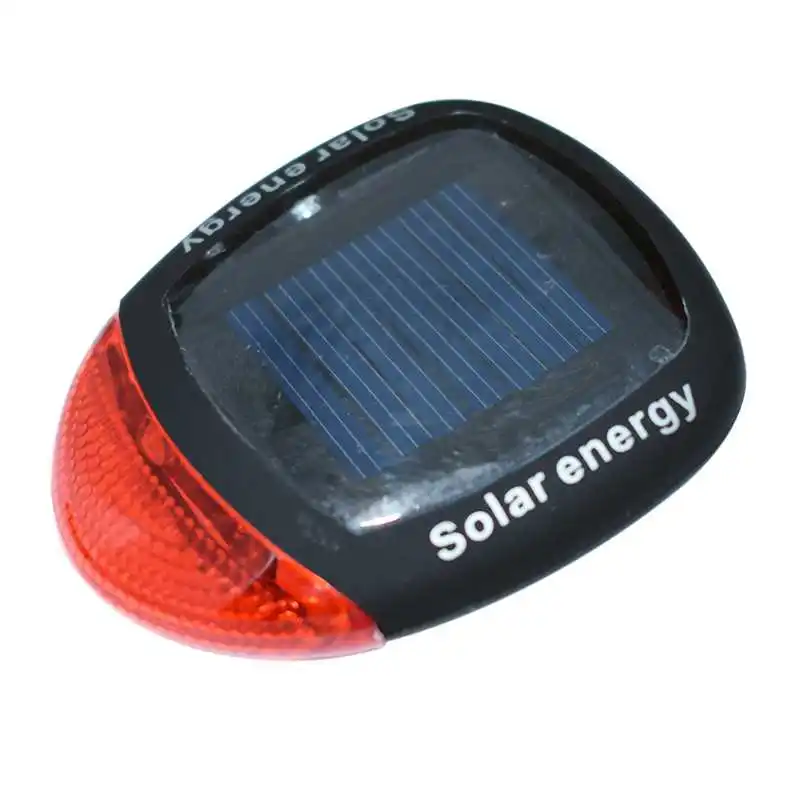 

WasaFire Solar Energy Bicycle Rear Light Red Led Seatpost Tailights MTB Mountain Bike Taillights Rechargeable Cycling Lamp
