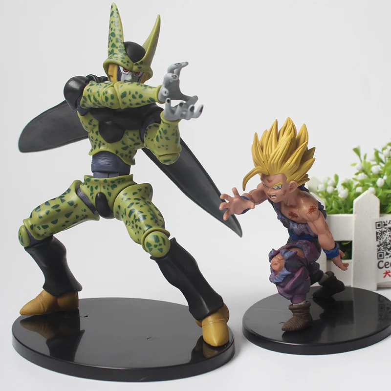 

Anime Dragon Ball Z Super Saiyan Son Goku Gohan Cell PVC Figure Model Toys 12-17cm