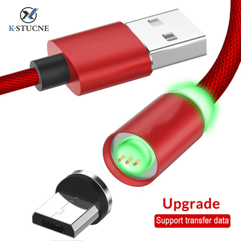 

1M Upgraded Magnetic Cable Micro USB Cable USB Type C Quick Charging Data Sync Fast Charging Type-C For Lighting Samsung Cables