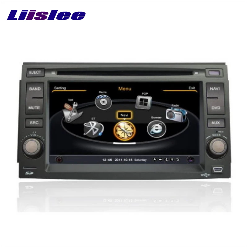 Top Liislee For Buick Enclave 2008~2013 Car Radio Audio Video Stereo CD DVD Player GPS BT Nav Navi Map Navigation Multimedia System 2