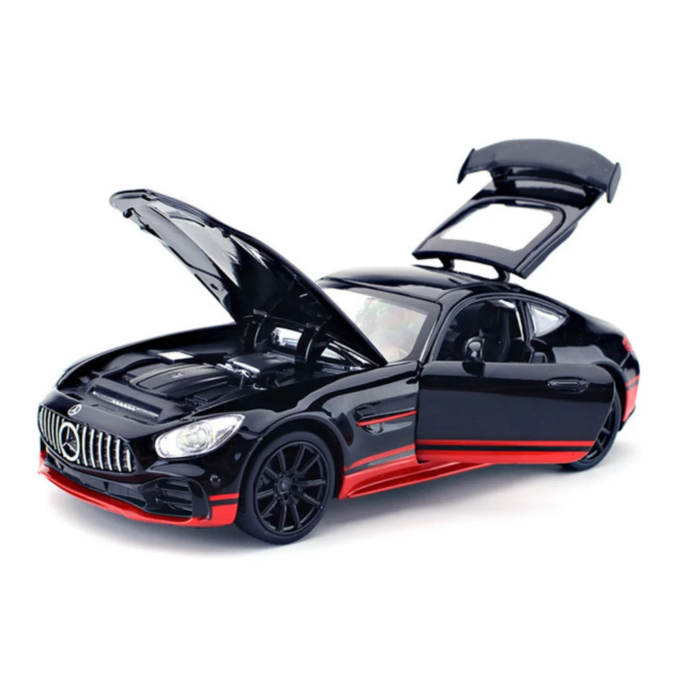 132 Alloy Benz AMG GT R Diecast Supercar Model Pull Back With Sound