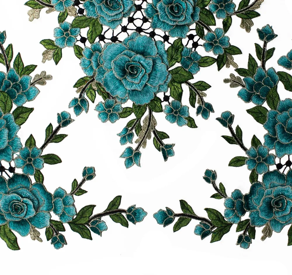 5set-3D-Green-Gold-Flower-Embroidery-Lace-Applique-Fabric-Patches-Cord-Scrapbooking-Clothes-Decorated-Sewing-Accessories (1)