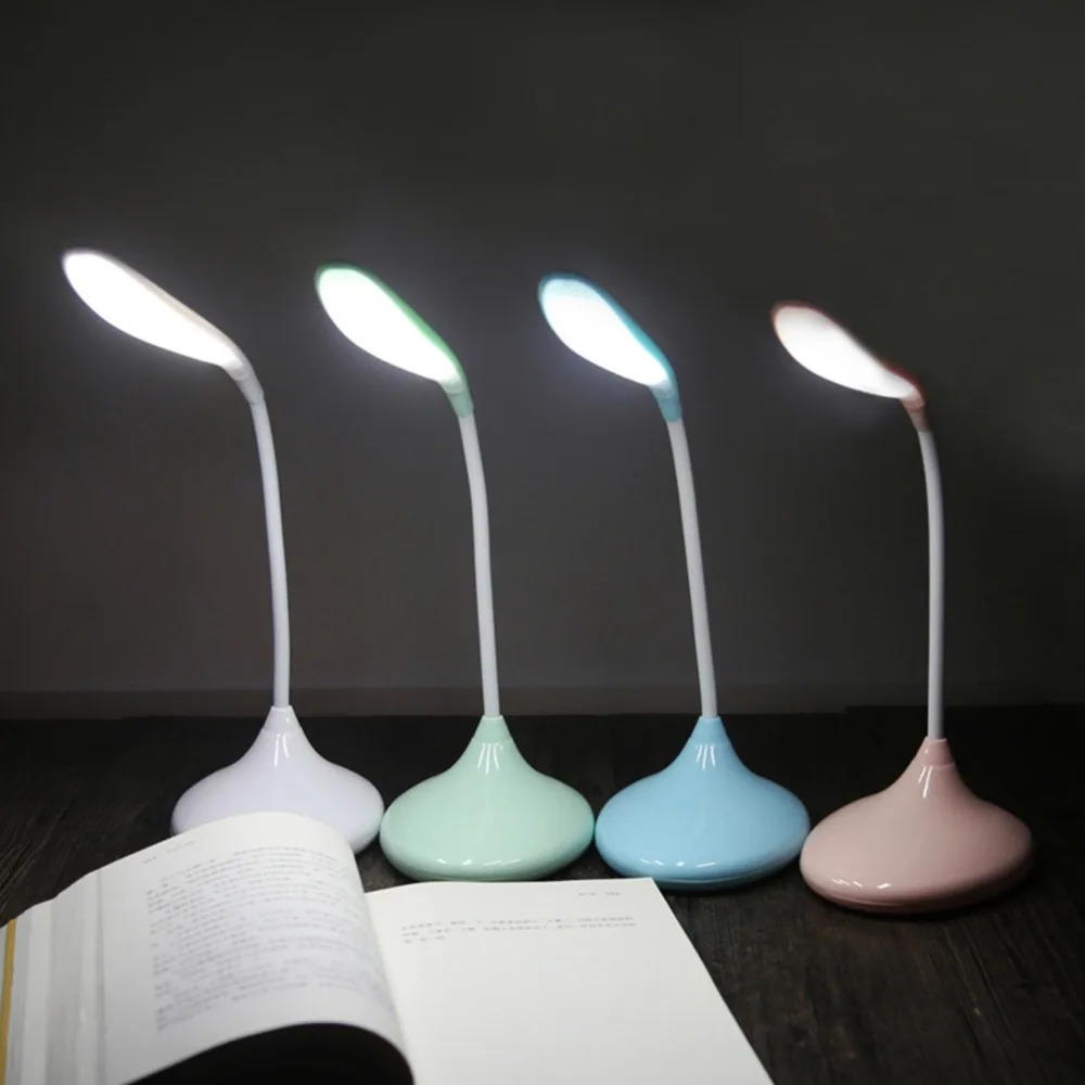 

USB Rechargeable LED Desk Lamp Flexible Desk Table Light Eye-Protection Reading Book Light for Office Study Reading
