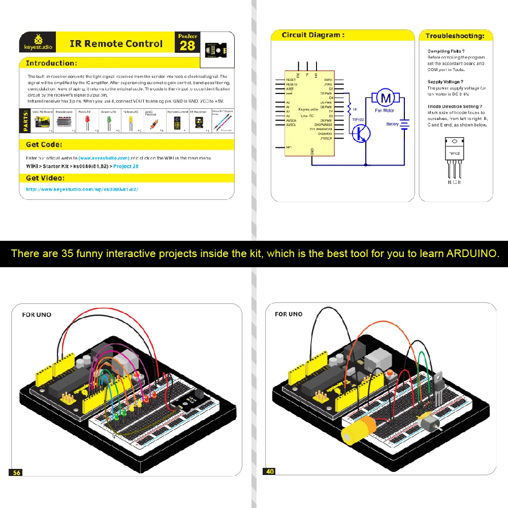 UNO STARTER KIT FOR ARDUINO MAKER-3