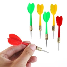 5 шт нескольких Цвет профессиональные дротики латунный бочонок Дартс стрелки развлекательные аксессуары для вечерние Дартс для бара Pijlen(разные цвета) дротики для дартса дартс дротики дарц стрелы