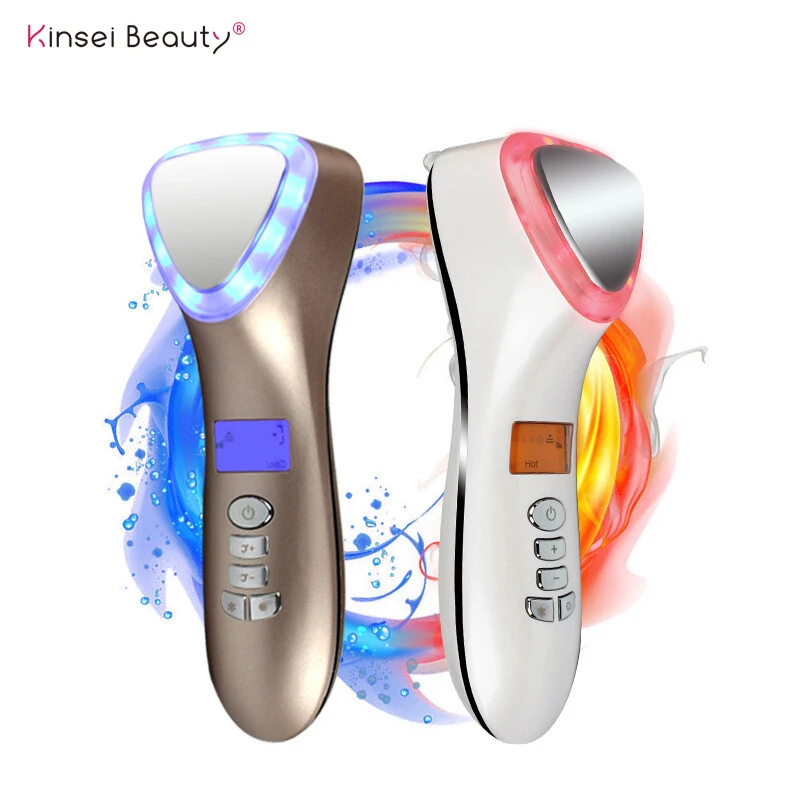 ultrasonic hot & cold facial massager