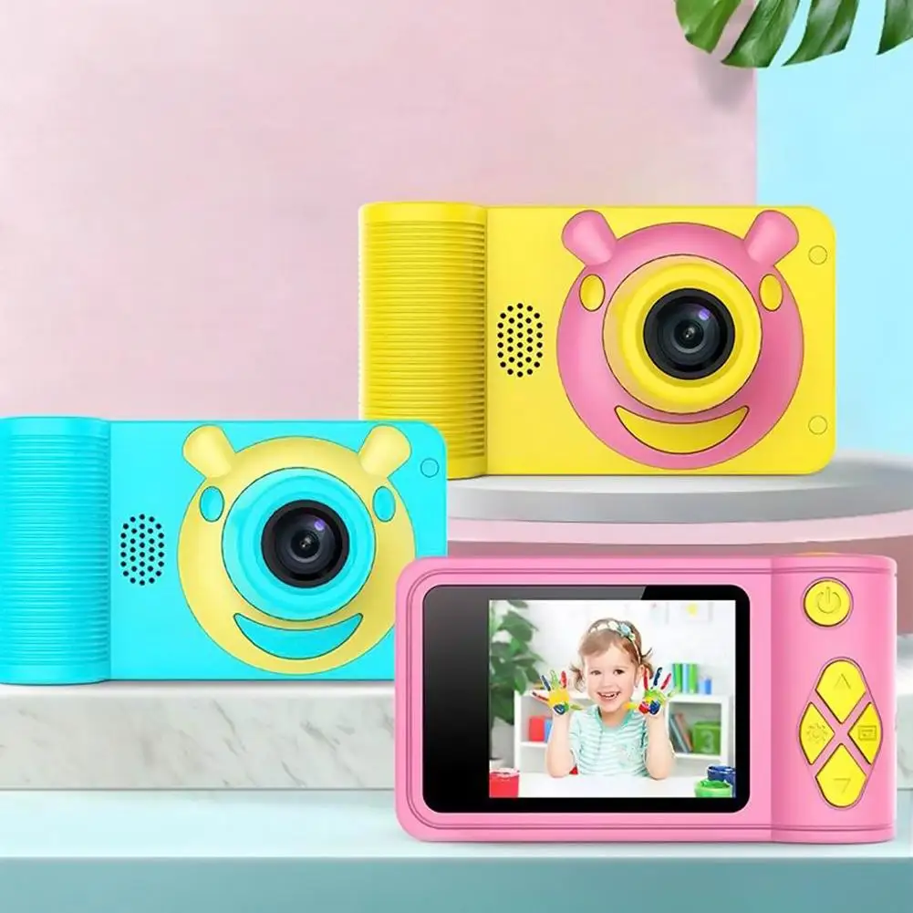 

Kids HD Digital Camera Mini Portable 2.0 Inch HD Monitor Child Educational Camera Birthday Toy Gift For Home Travel Photo Use