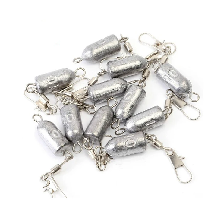 30pcs Weight 10g/53mm fishing lead sinkers seawater fishing lures carp