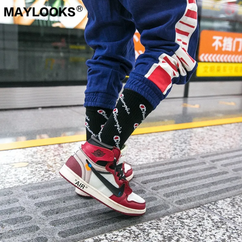 Maylooks мужской прилив в стиле хип хоп Уличный носки без пятки тенденция скейтборд