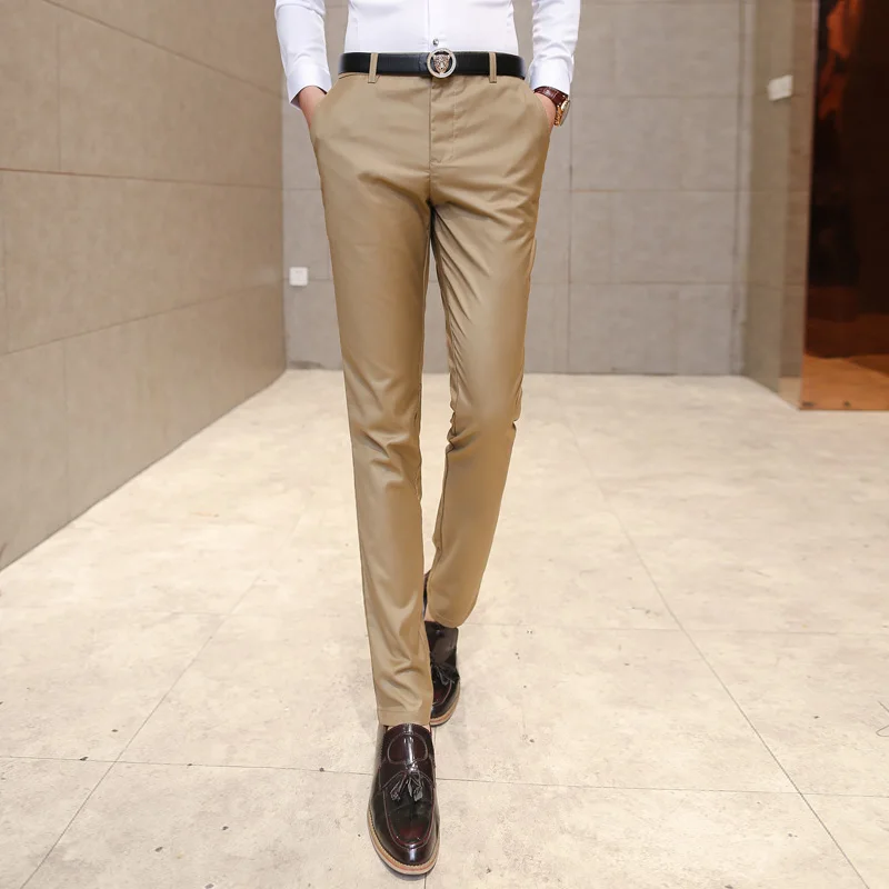 Men-s-clothing-suit-trousers-Male-high-grade-pure-color-slim-Fit-business-Suit-pants-Male (2)