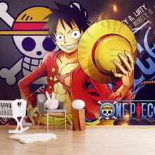 [Самоклеющиеся] 3D Луффи и постер с изображением черепа одна деталь 3 Япония Аниме настенная бумага настенная печать настенные наклейки