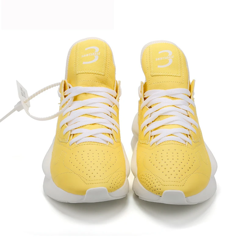 Casuais Masculino Botas Primavera Dos 2018 Confortáveis Luz Masculinos Lace Sapato Amarelo Homens Sapatos up Respirável Altura Mycoron Crescente qgzaHx