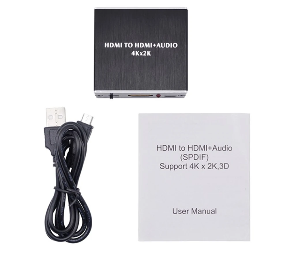 4K x 2K HDMI аудио экстрактор конвертер сплиттер в оптический TOSLINK SPDIF + 3 5 мм стерео