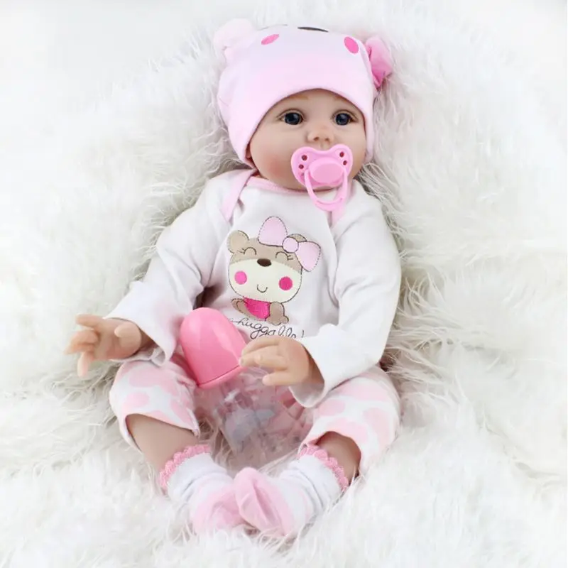 

Children Love Interesting Lifelike Reborn Newborn Baby Realike Doll Handmade Silicone Vinyl Weighted Alive Doll Lovely
