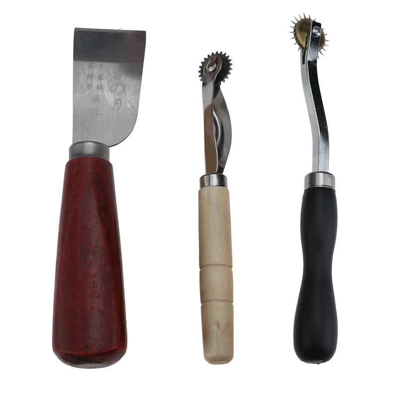 19 pcs of leather punching tools Sewing kit of leather saddle sewing work for crafts sewing tools cutting