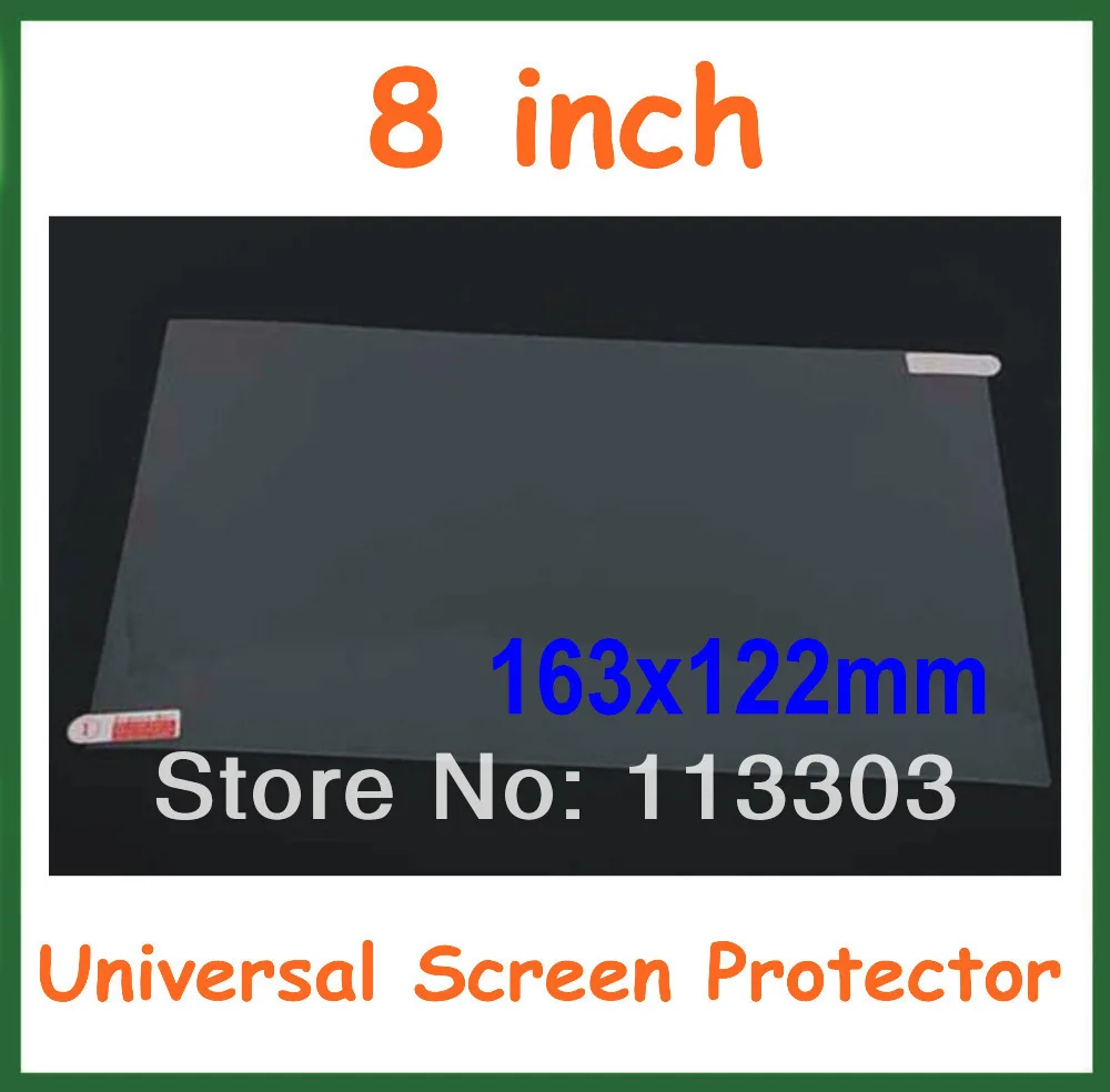 200 шт 8 дюймов Универсальный прозрачный ЖК-дисплей Экран защитная плёнка для НУА Вэй для планшетного компьютера MP4 MP5 gps без розничной посылка Размеры 163x122 мм