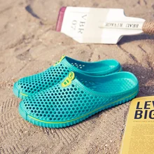 Новинка; садовая водонепроницаемая обувь унисекс; мужские быстросохнущие летние пляжные тапки на плоской подошве; дышащие уличные сандалии; Женская садовая обувь