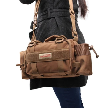 

TSURINOYA M5 Outdoor Fishing Bag 2000D Nylon Size:35*14*16.5cm Road climbing bag fishing tackle bag fishing bag