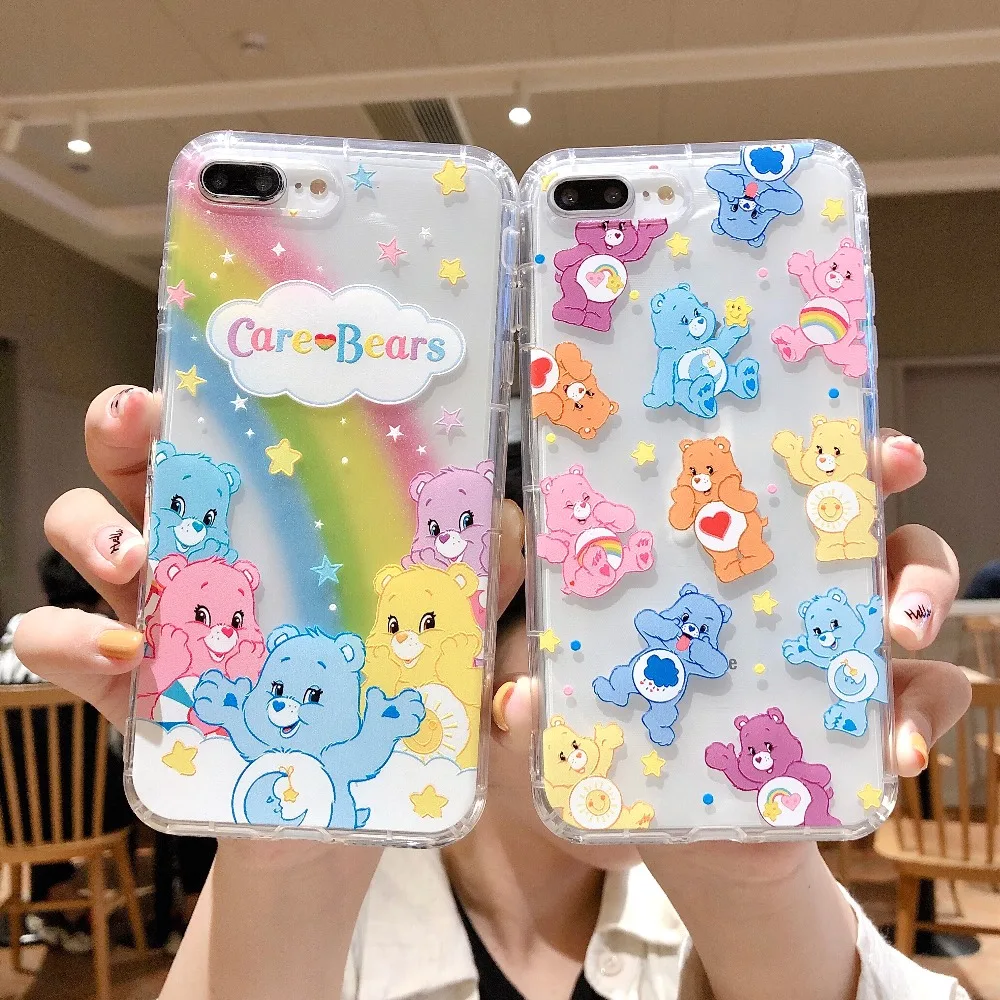 

bears Airbag Soft TPU Covers Case for iphone XS MAX XR X case cover for iphone 8 8PLUS 7 7PLUS 6 6S 6SPLUS 6PLUS