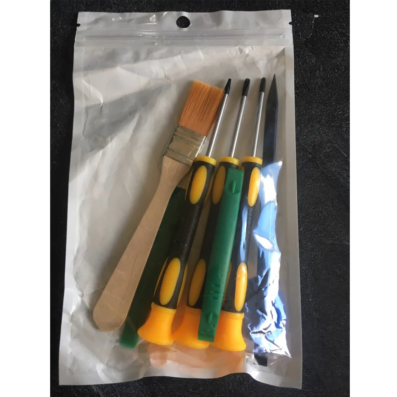 8pcs Prying Tool Kit with Torx T8 T6 T10 Screwdriver and Cleaning Brush Set Repair Tools For Xbox One 360 PS3 PS4