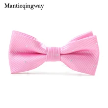 Mantieqingway/модные детские костюмы из полиэстера с черным бантом для маленьких мальчиков детские галстуки-бабочки с леопардовым бантом