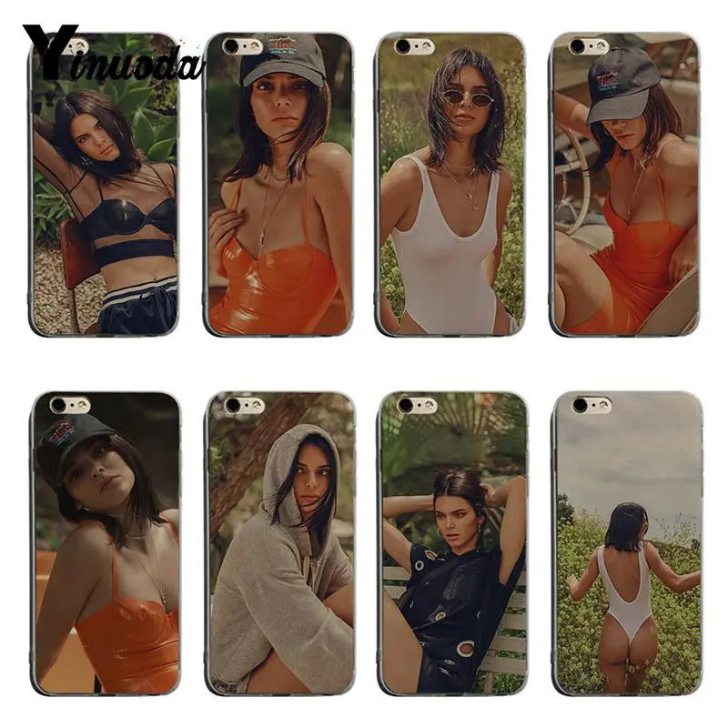 

Yinuoda Kendall Jenner soft tpu phone case cover For iPhone 6plus 6s 7plus 8plus X XS XR Coque Shell