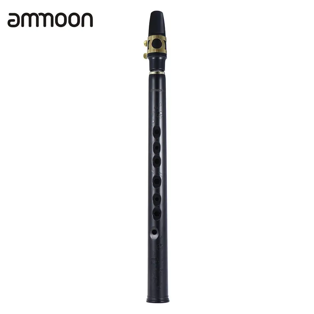 

ammoon Mini Pocket Bb Saxophone Sax ABS with Alto Mouthpieces 2pcs Reed Carrying Bag Woodwind Instrument