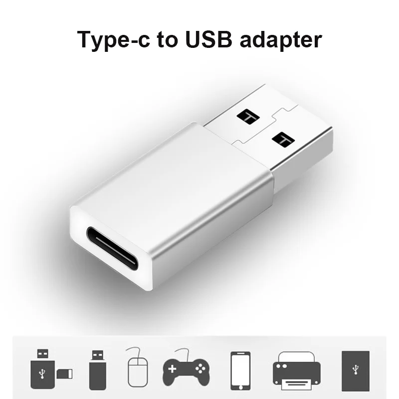 Etmakit USB 3.1 Type C Женский на A Мужской коннектор конвертер адаптер NK Shopping|Переходники