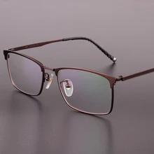 Высококачественные мужские очки, оправа из чистого титана, полная оправа, очки по рецепту, титановые мужские очки, оптические очки, оправа 922