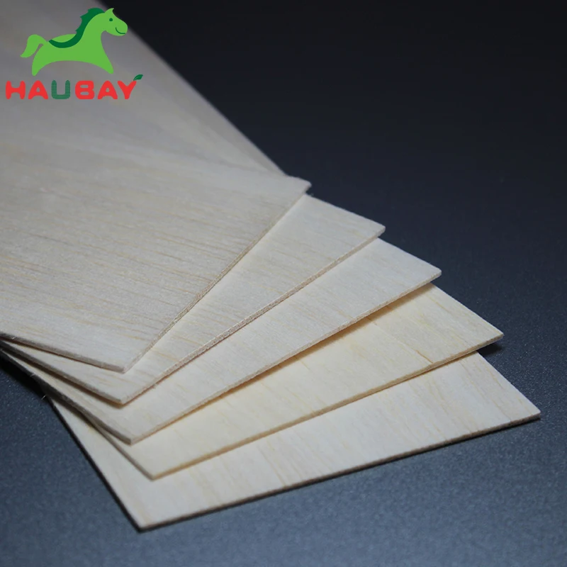 

HAUBAY Balsa Wood Sheets DIY 1000x100x2mm Ligth Wood Can be Used for Models airplane Crafting Wooden Christmas Deals On Sale