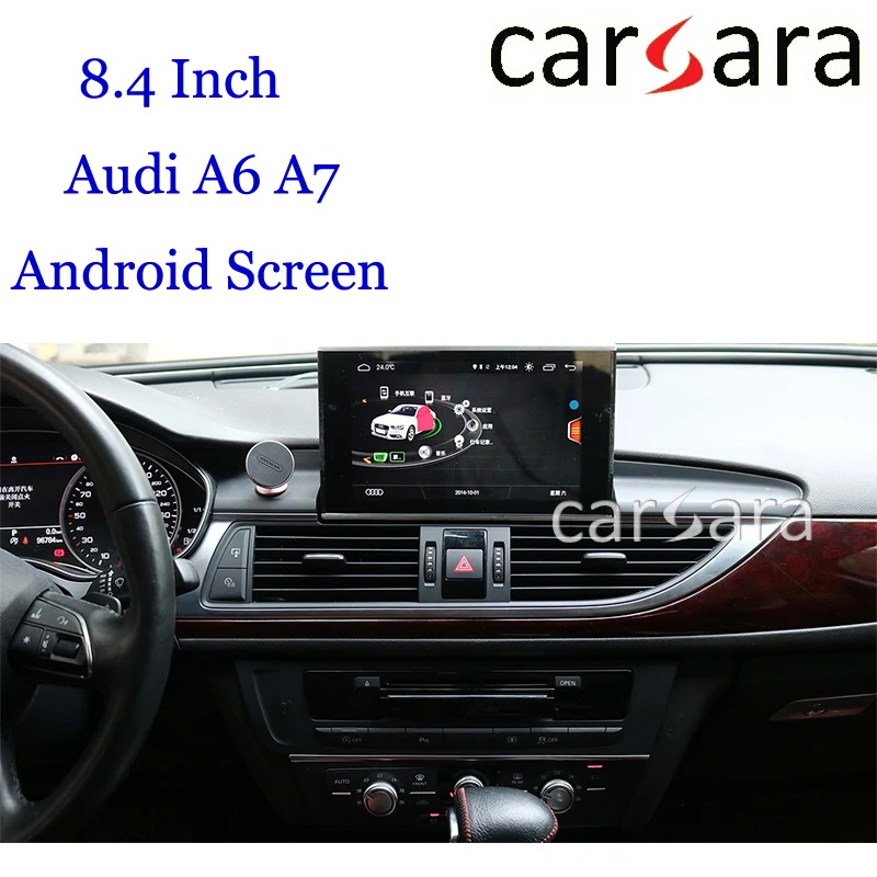 Android 7,0 автомобильный мультимедийный плеер gps навигация для Audi A6 4G~ MMI стиль HD экран 2 Гб+ 32 Гб WiFi BT AUX