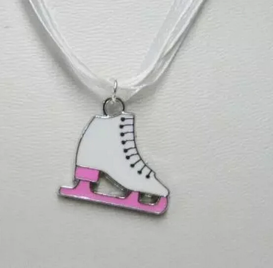 Collares patines esmaltados para mujer, Gargantilla Vintage de plata blanca, Collar colgante para vestido, joyería marca S292|pendants for women|choker vintagecharm choker - AliExpress