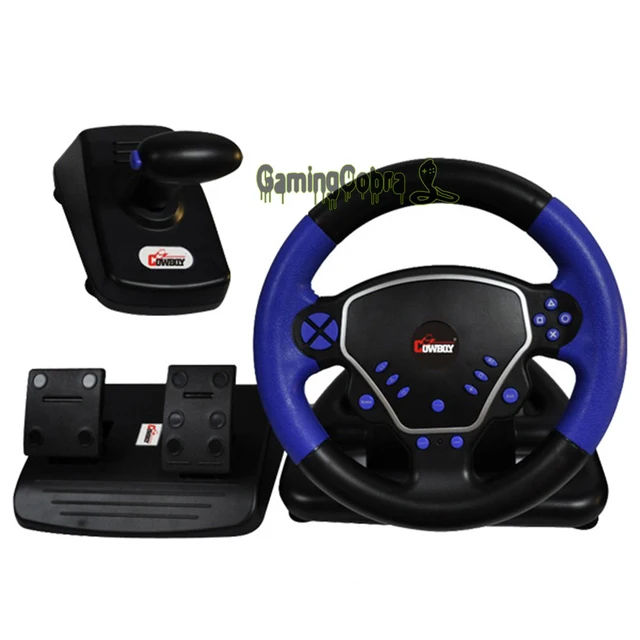 Multifunction Game Gaming Controller Steering Wheel Fit For Playstation PS2/PS3in Replacement