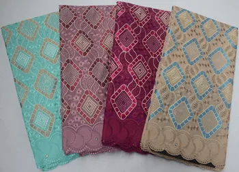 

Hot sale african swiss voile lace in switzerland latest african laces 2019 cotton lace nigerian lace fabrics for dress PS-Q23